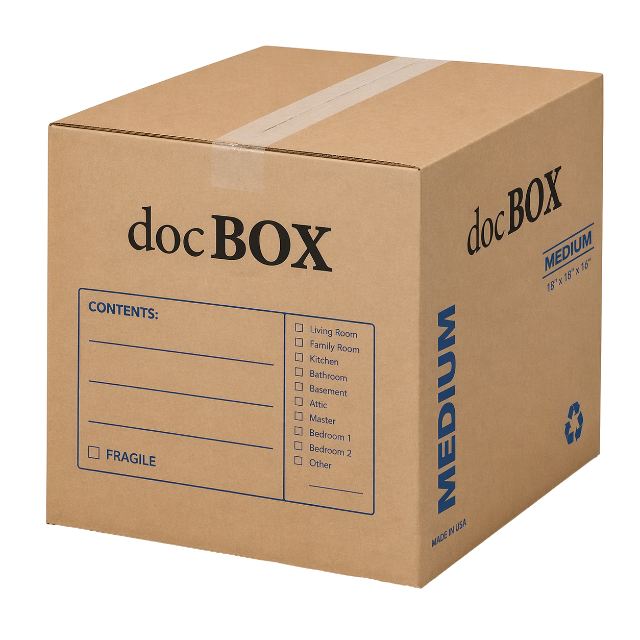 docBOX Medium moving storage box