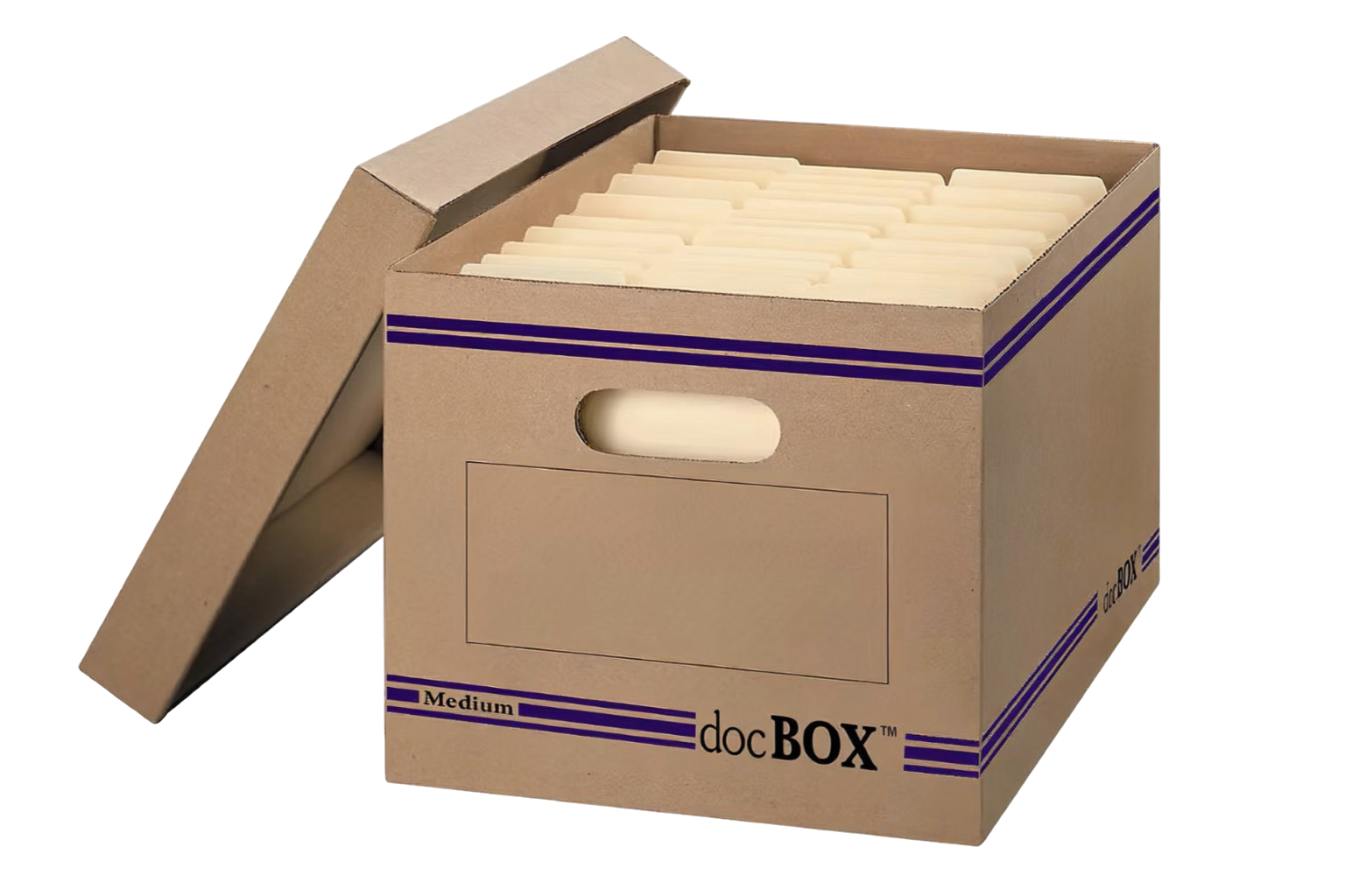 docBOX Kraft medium storage box