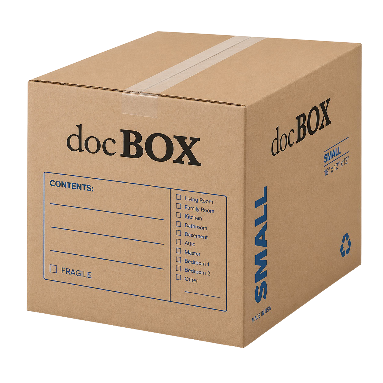 docBOX Small moving storage box