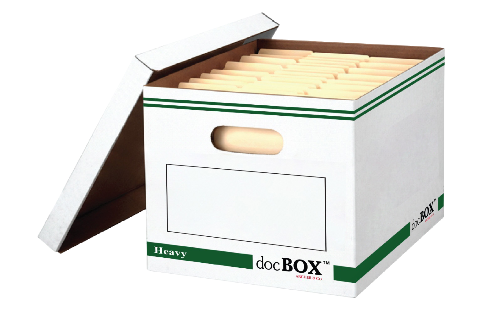 docBOX White heavy storage box